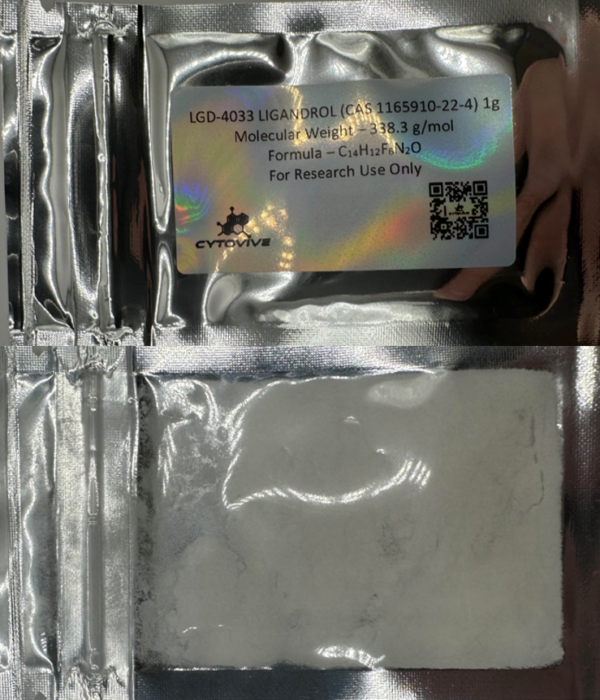 Cytovive, SARMS, Peptides, Nootropics, Ligandrol, LGD4033, raw powder
