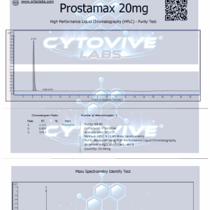 Prostamax, HPLC, Tincture, SARMS, Peptides, nootropics, Cytovive